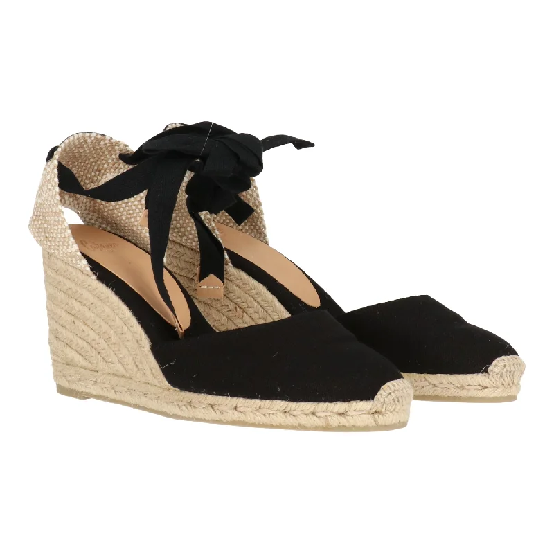 Castaner Womens Black Wedge