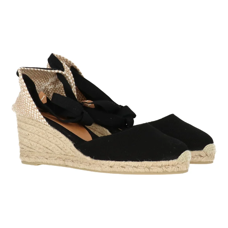 Castaner Womens Black Wedge