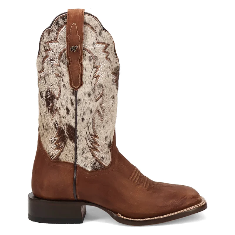 Clarabelle Cow Square Toe Cowboy Boots