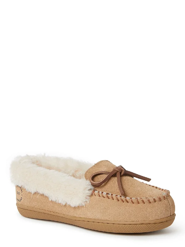 Loyalty Reward Dearfoams Women's Bethany Genuine Suede Moccasin