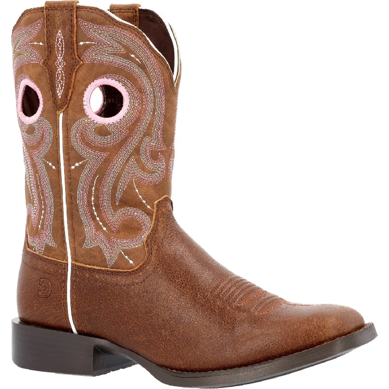 Durango Womens Westward Western Rosewood Leather Cowboy Boots