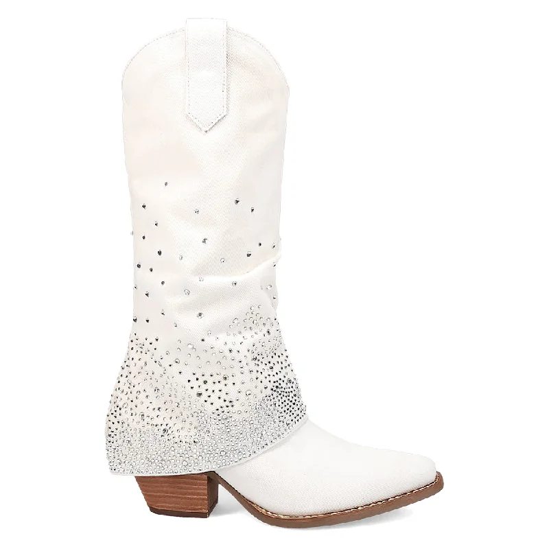 Eye Candy Rhinestone Snip Toe Cowboy Boots