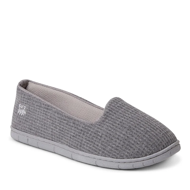 Price Meltdown EZ Feet Women's Velour Closed Back Memory Foam Slipper