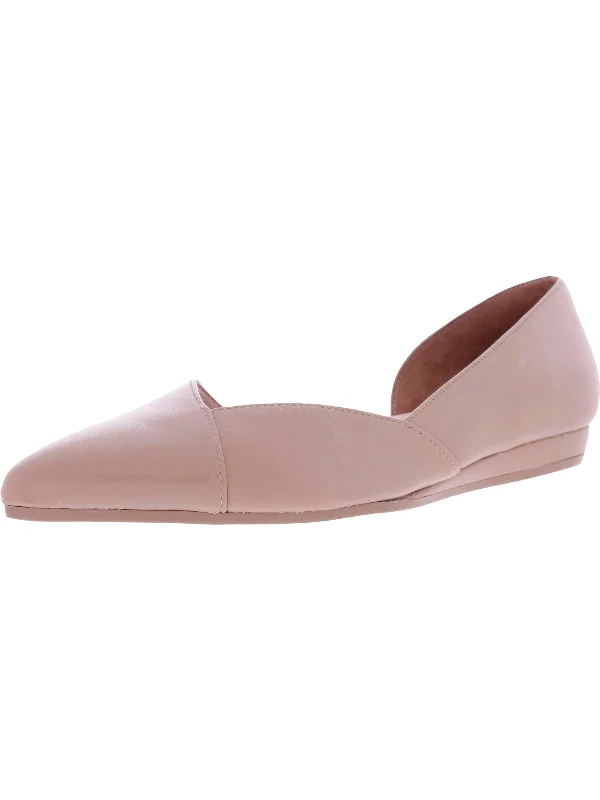 Karla Womens Leather Pointed Toe D'Orsay