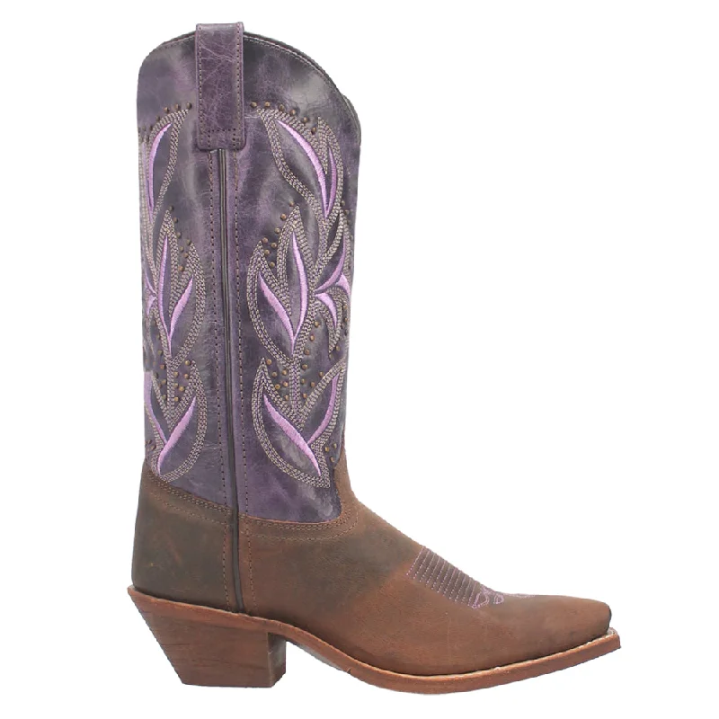 Larissa Embroidered Snip Toe Cowboy Boots