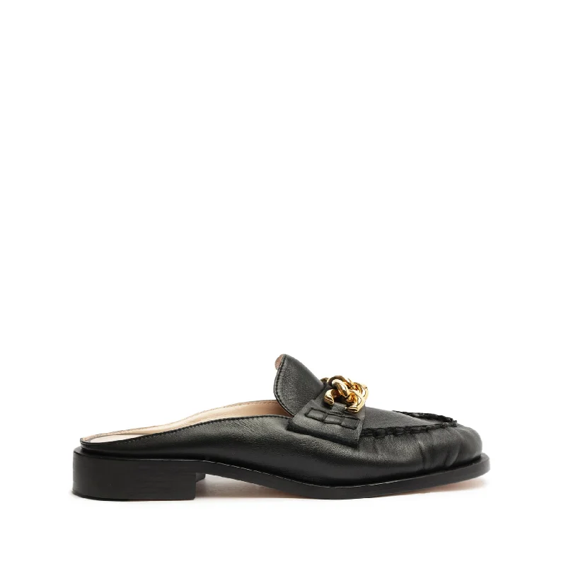 Weekend Deals to Brighten Your Day Luca Chain Leather Flat