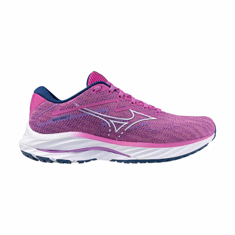 Mizuno | Women's Wave Rider 27 Running Shoes - Rosebud