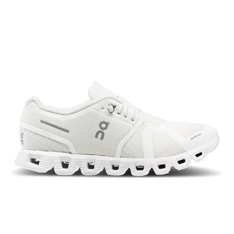 On Women's Cloud 5 - Undyed-White/White