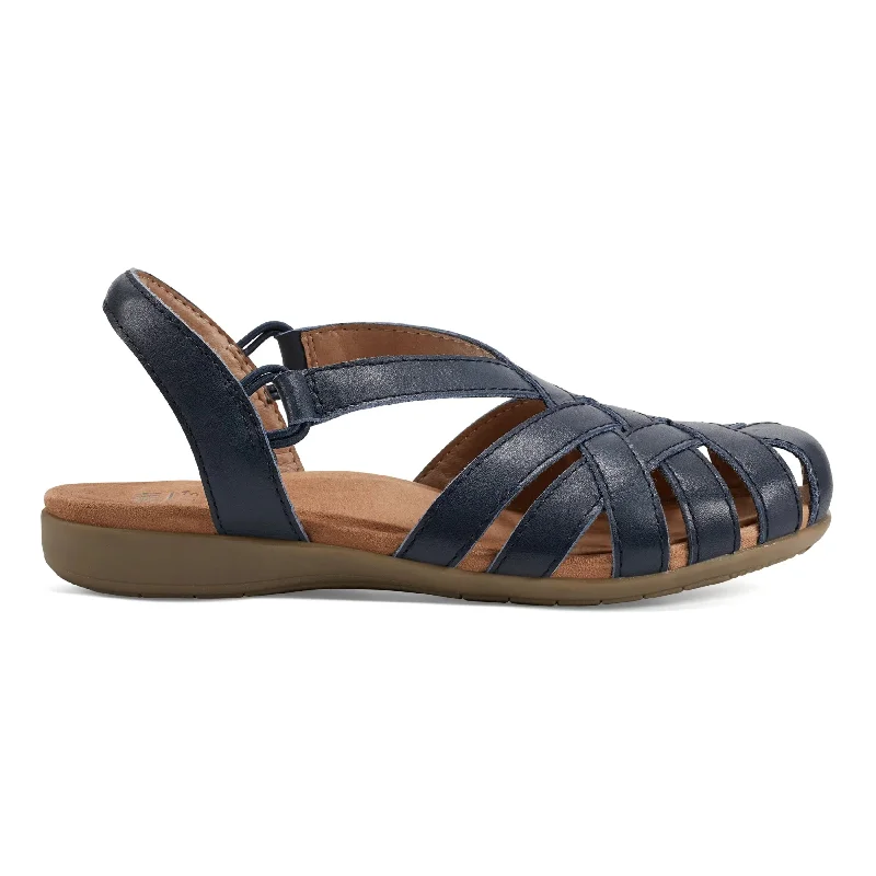 Berri Woven Casual Round Toe Slip-on Sandals