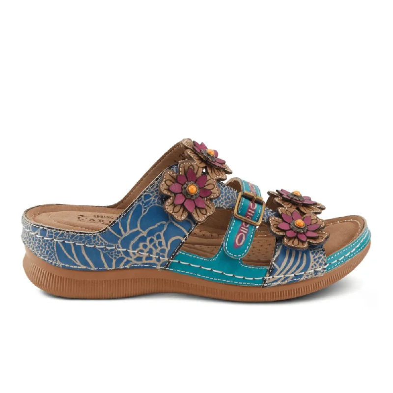 Savings Bonanza L'Artiste By Spring Step Women's Brash - Blue Multi