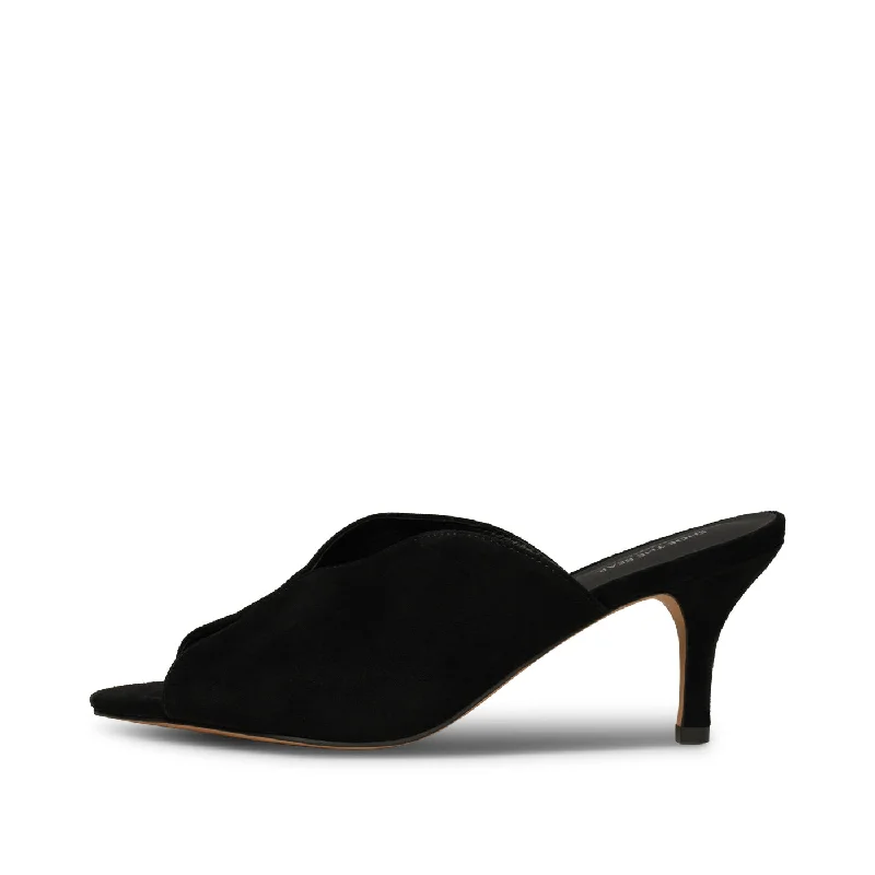 Valentine sandal suede - BLACK