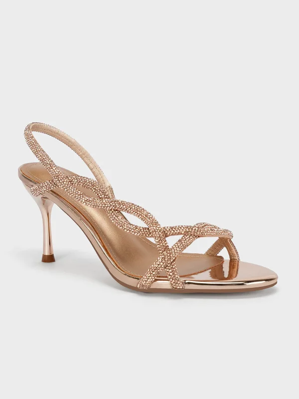 Women's "ADAGIO" Decorated Evening Sandals