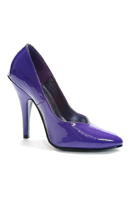 511-BRANDE Pump  | Purple Patent