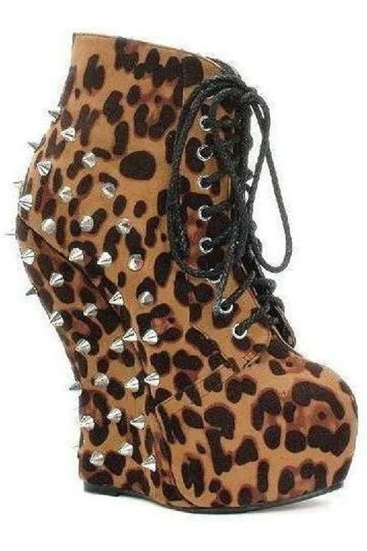 BP588-BELLADONA Wedge | Animal Print