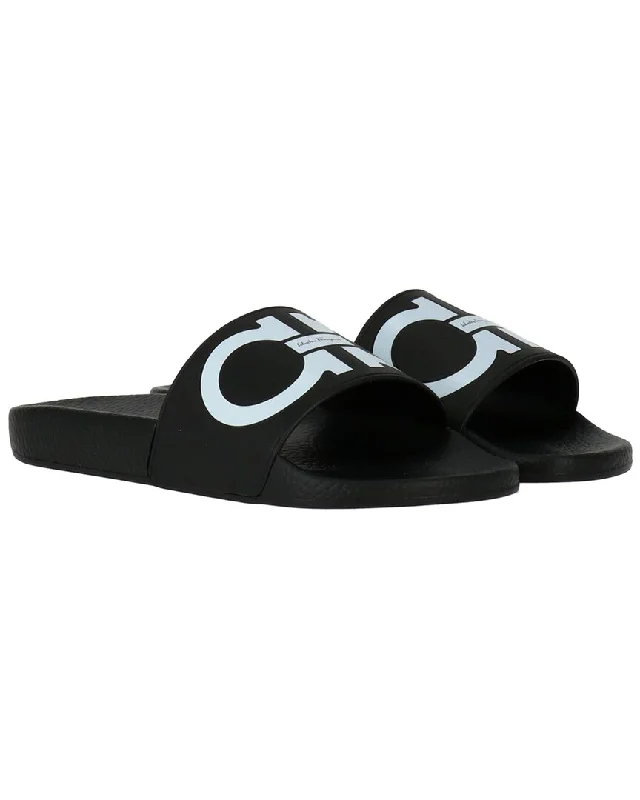 Ferragamo Groovy Rubber Slide